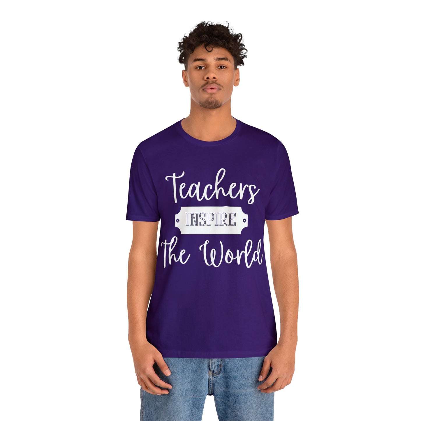 Teachers Inspire the World (Light Text) - ShadowCrafts Studio