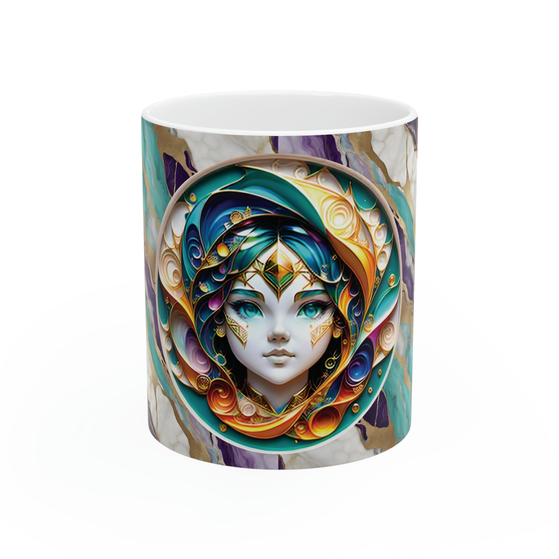 Rainbow Fairy Mug 03, 11oz - ShadowCrafts Studio