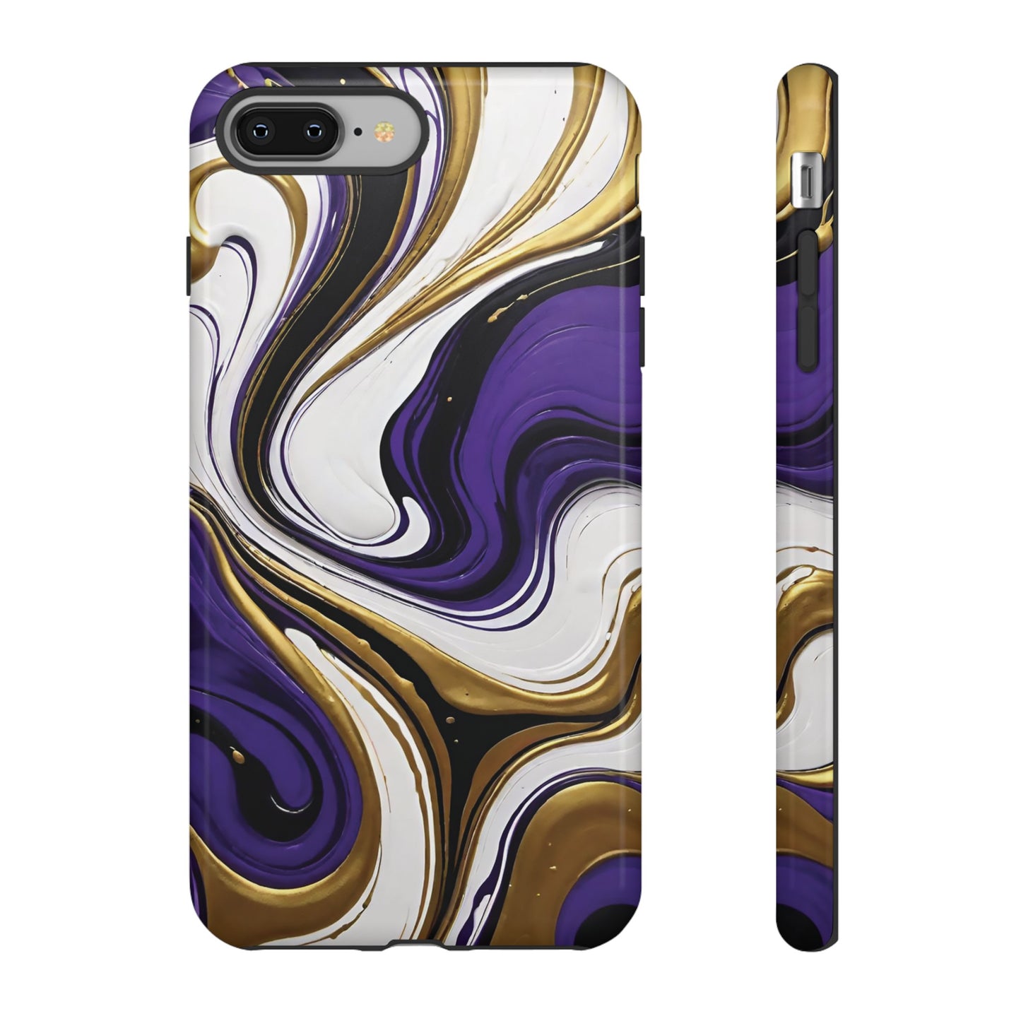 Purple and Gold Swirl 02