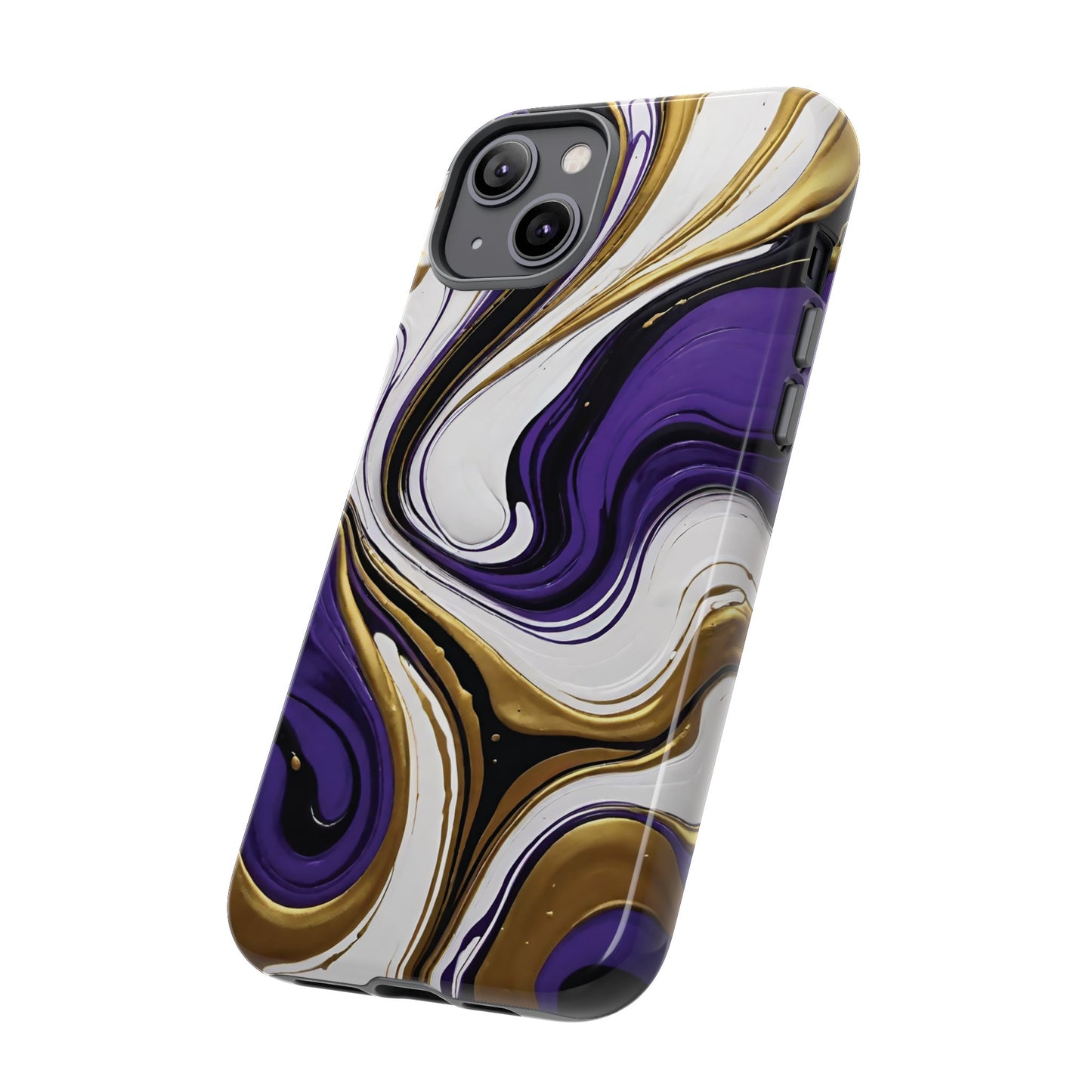 Purple and Gold Swirl 02