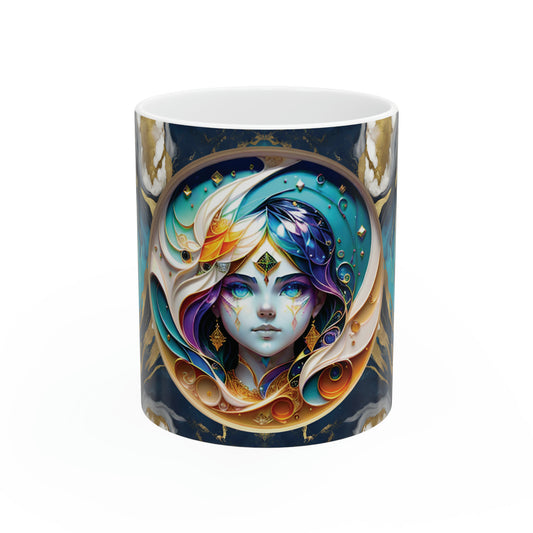 Rainbow Fairy Mug 01, 11oz - ShadowCrafts Studio