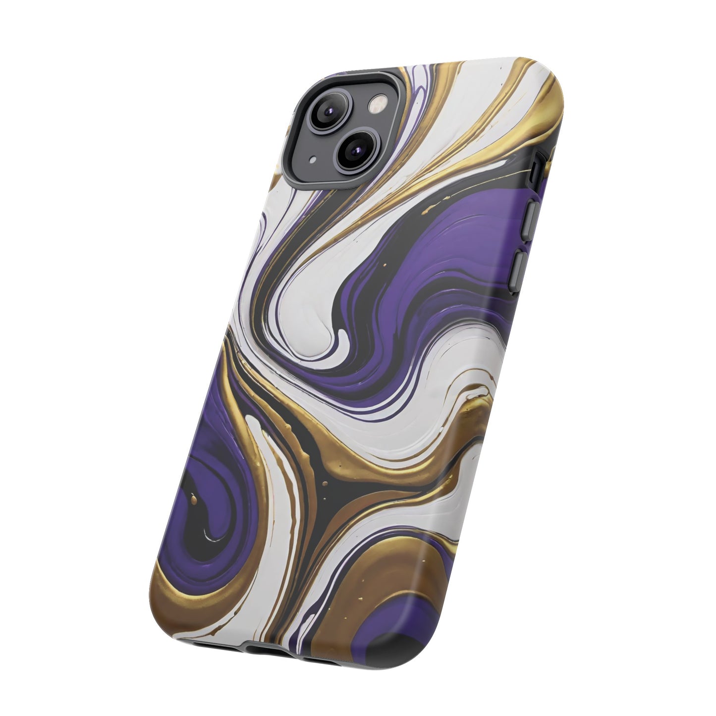 Purple and Gold Swirl 02