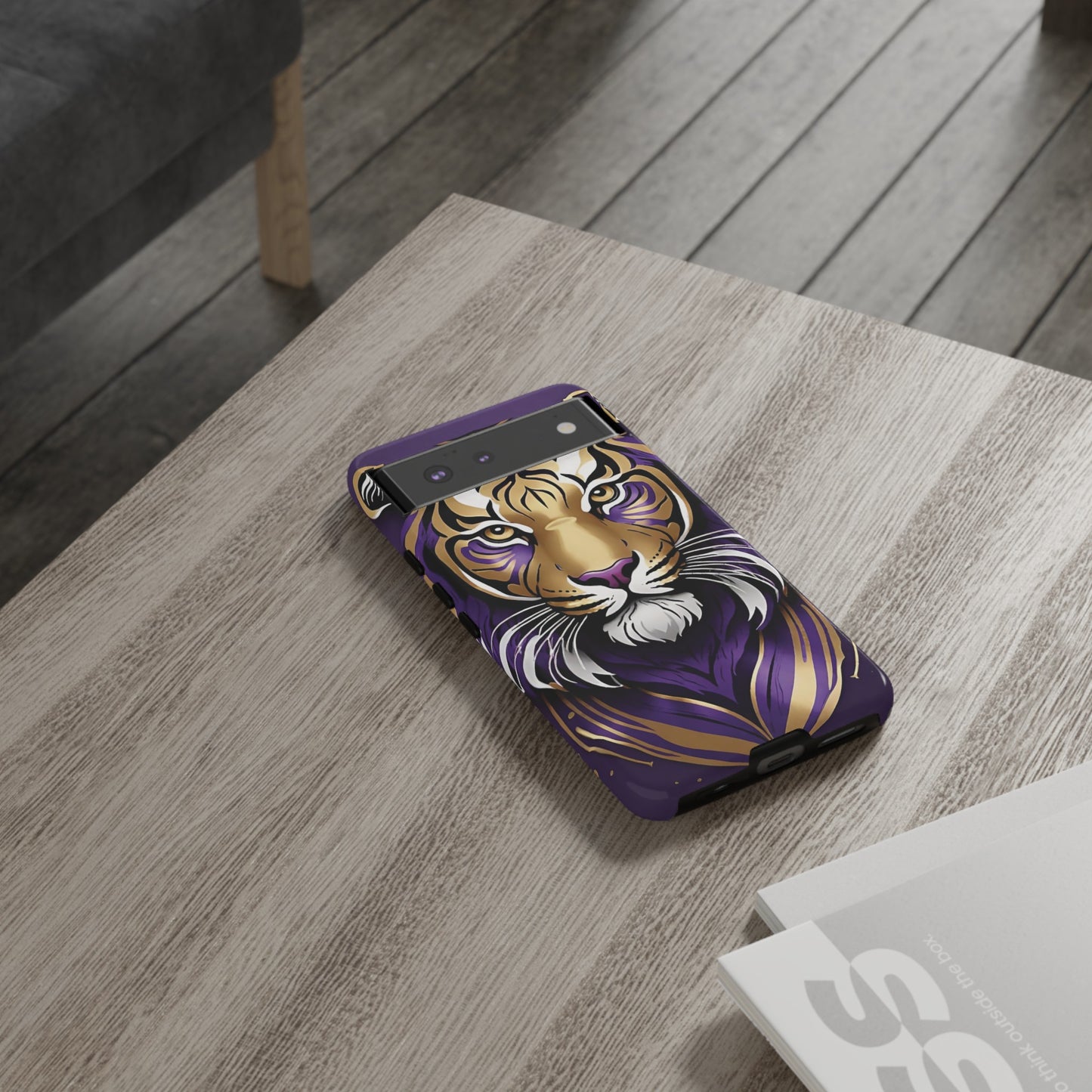 Purple and Gold Tiger