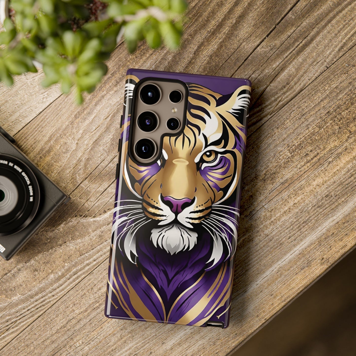 Purple and Gold Tiger