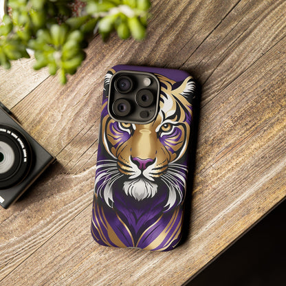 Purple and Gold Tiger