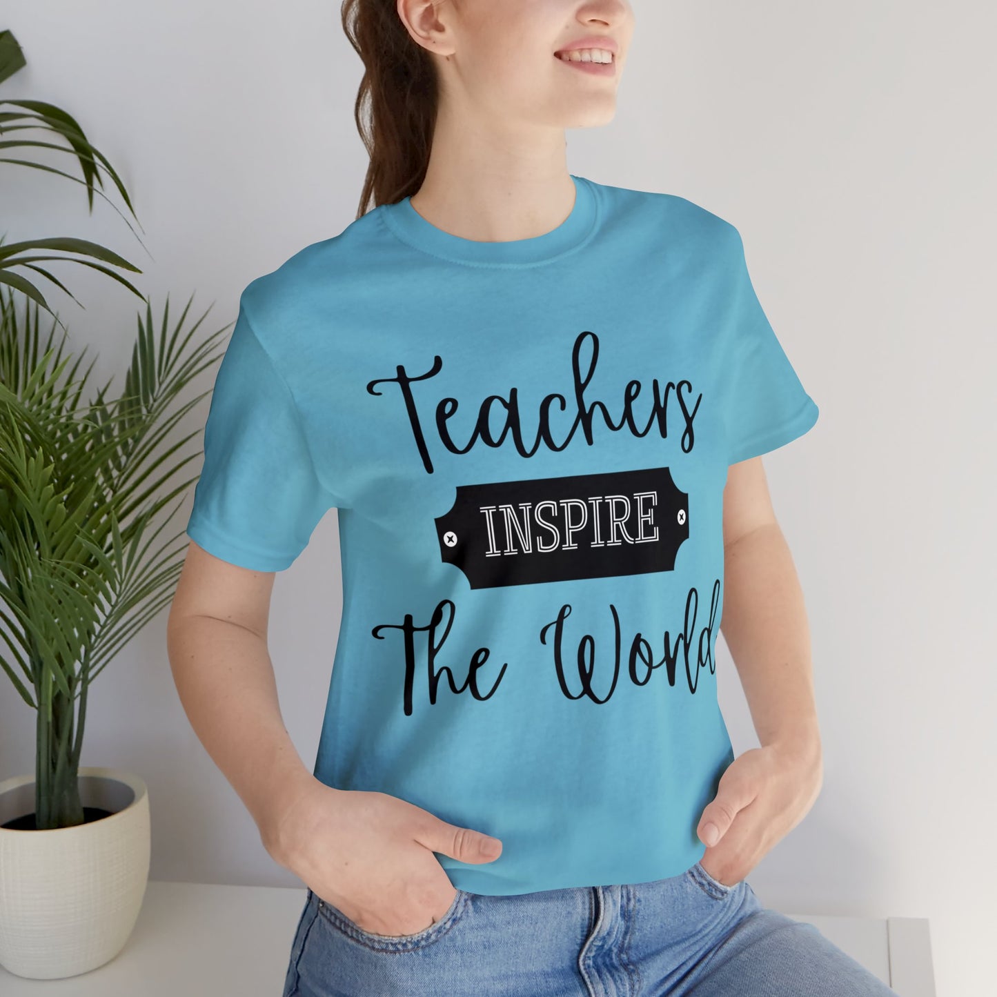 Teachers Inspire the World (Dark Text) - ShadowCrafts Studio