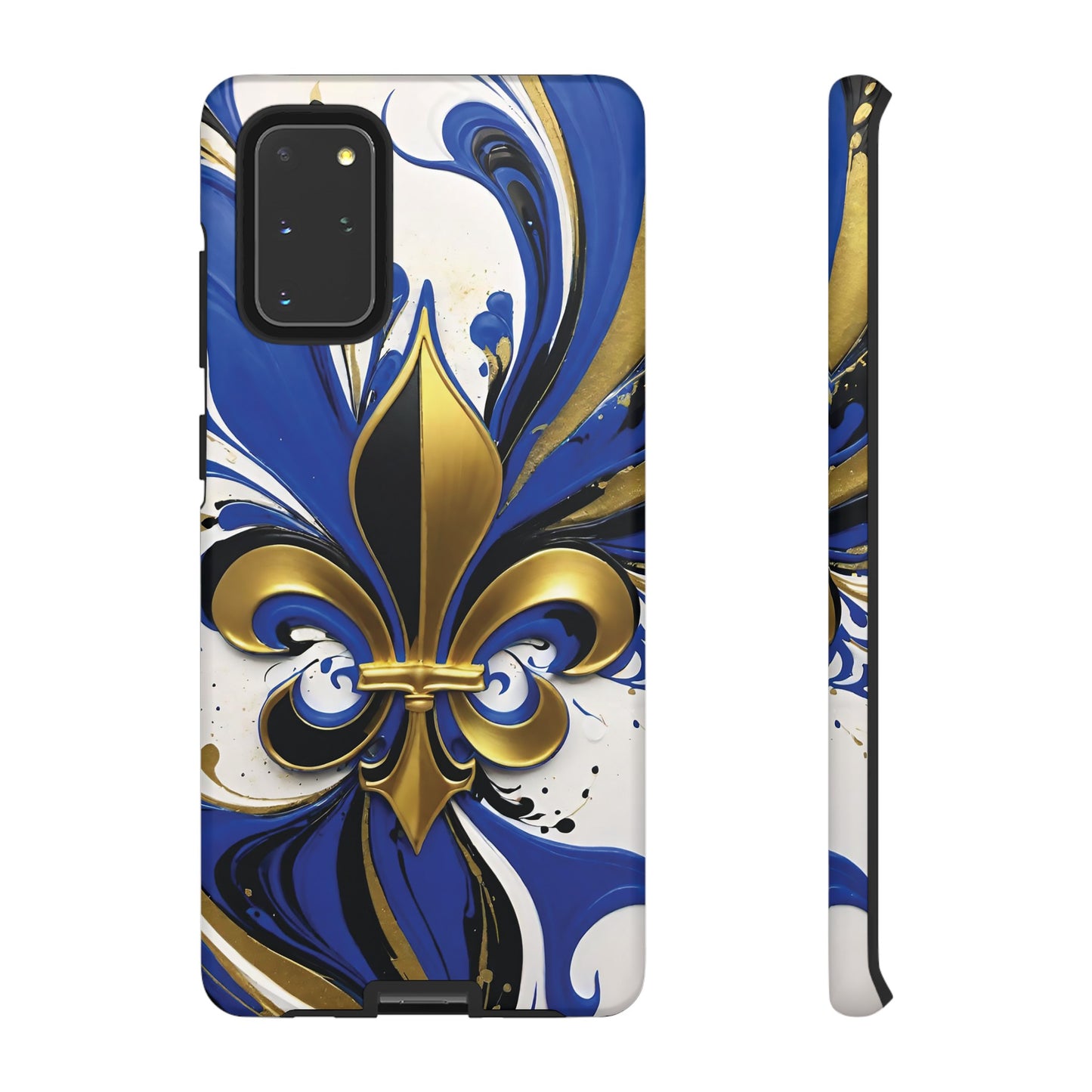 Blue and Gold Fleur-de-Lis 01