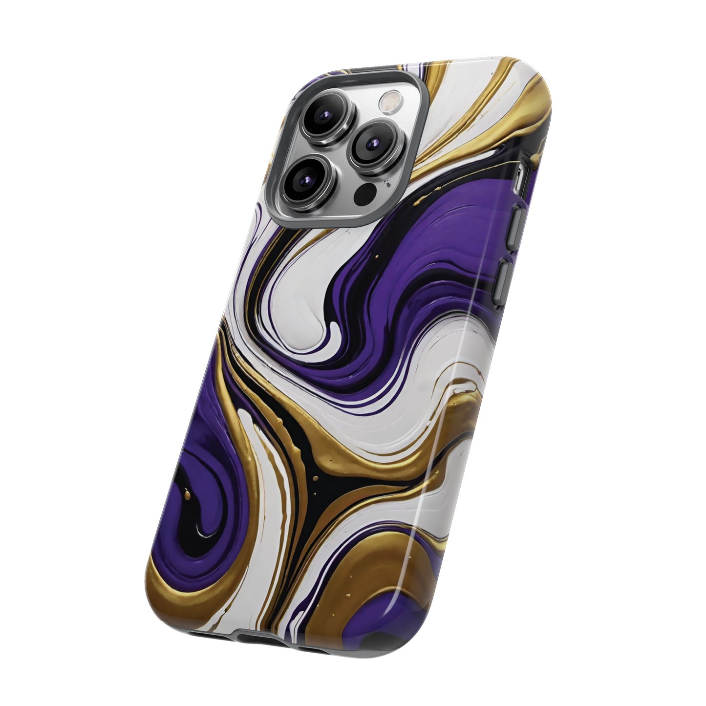 Purple and Gold Swirl 02