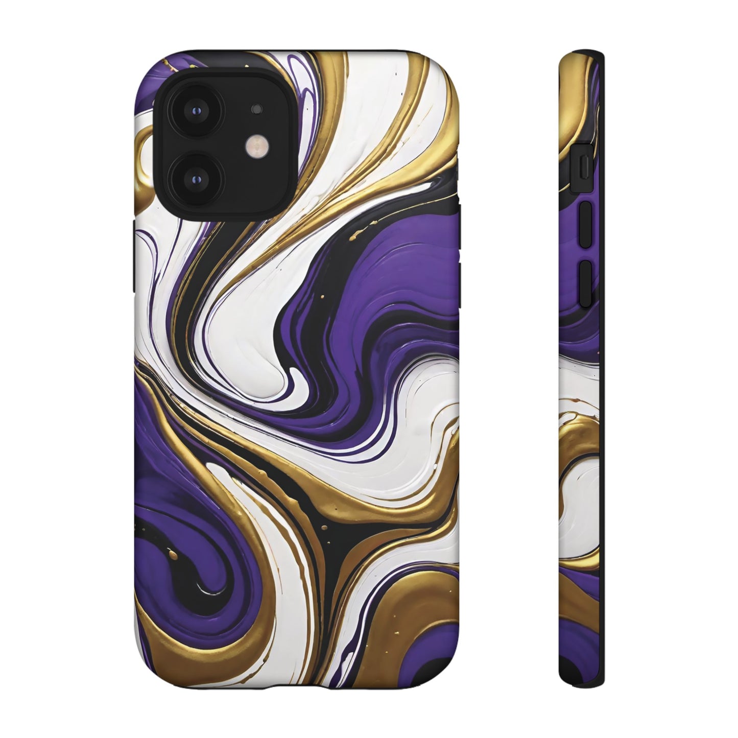 Purple and Gold Swirl 02