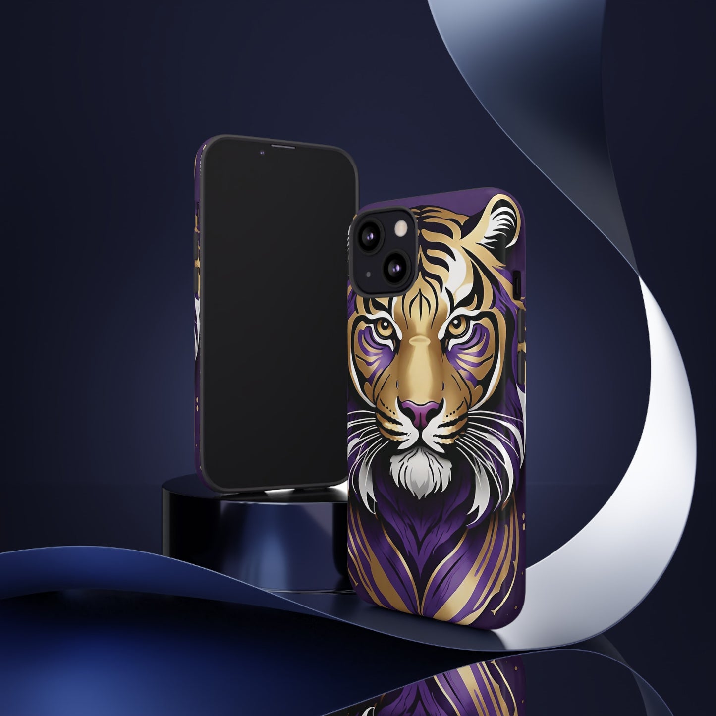 Purple and Gold Tiger