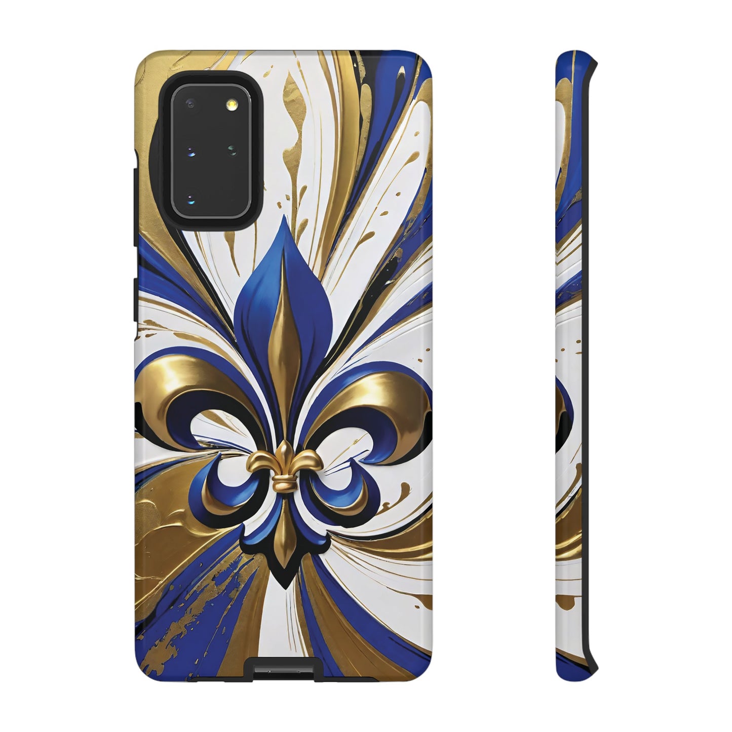 Blue and Gold Fleur-de-Lis 02