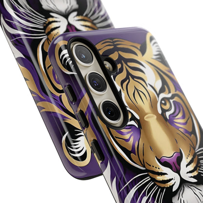 Purple and Gold Tiger