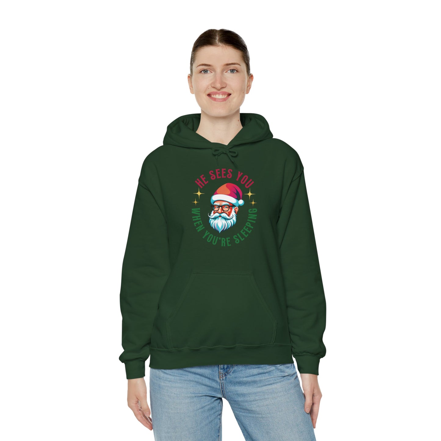 Santa's Always Watching (Unisex Hoodie)