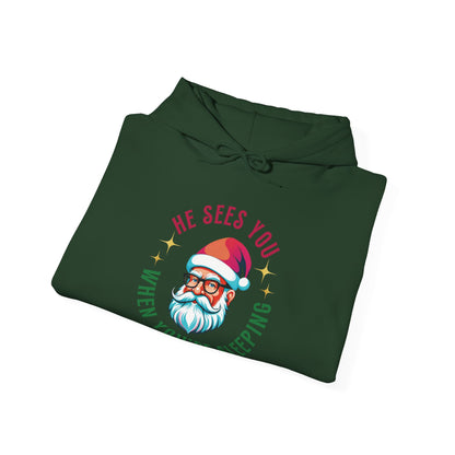 Santa's Always Watching (Unisex Hoodie)