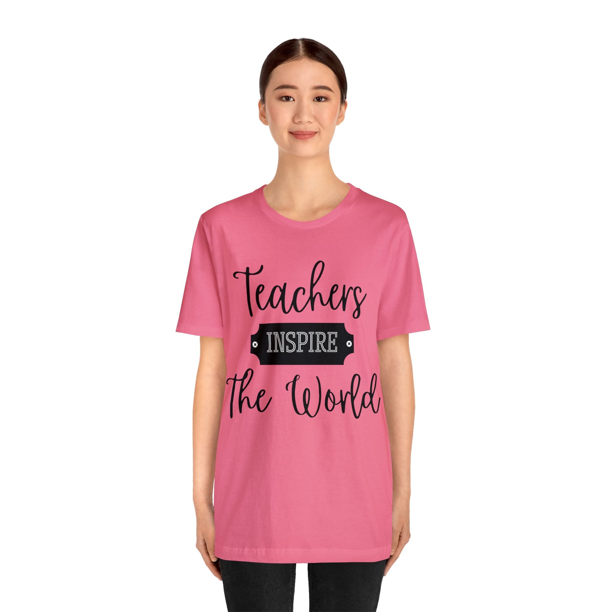 Teachers Inspire the World (Dark Text) - ShadowCrafts Studio