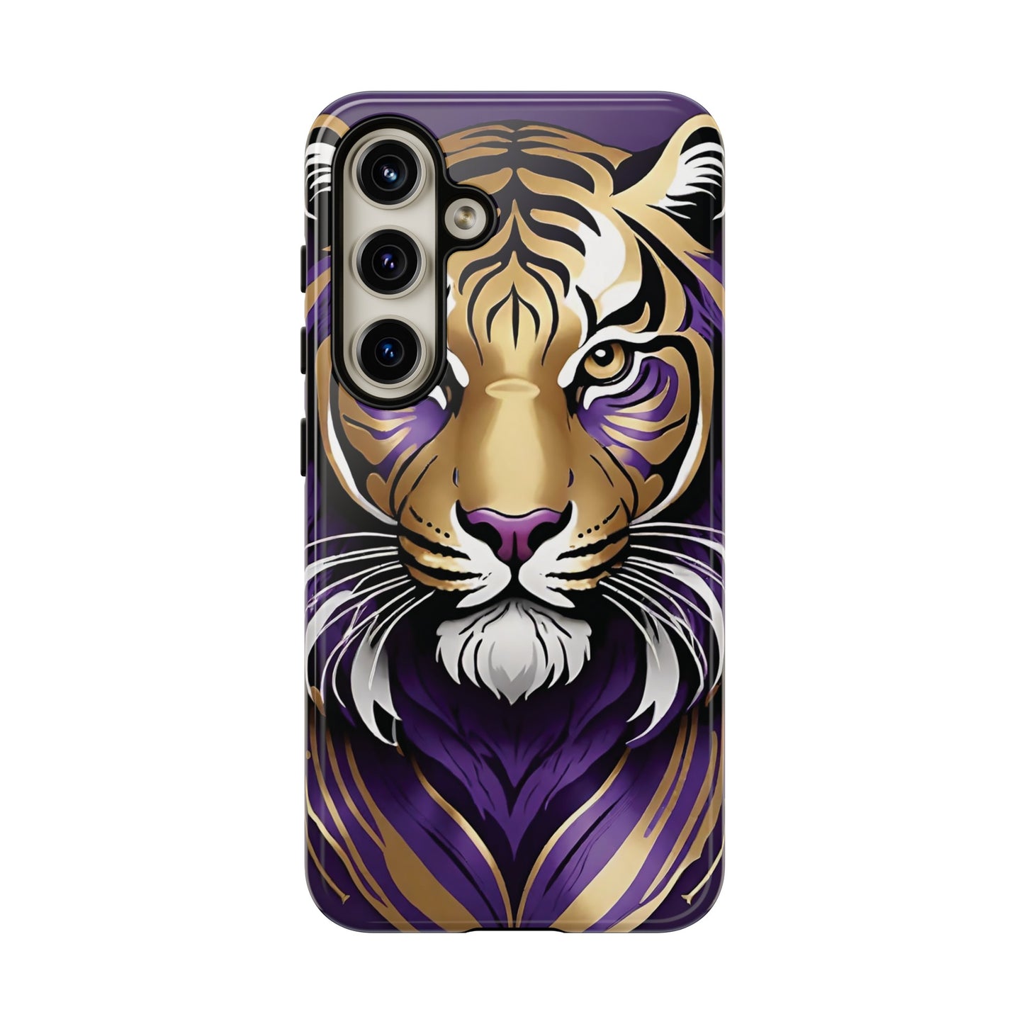 Purple and Gold Tiger