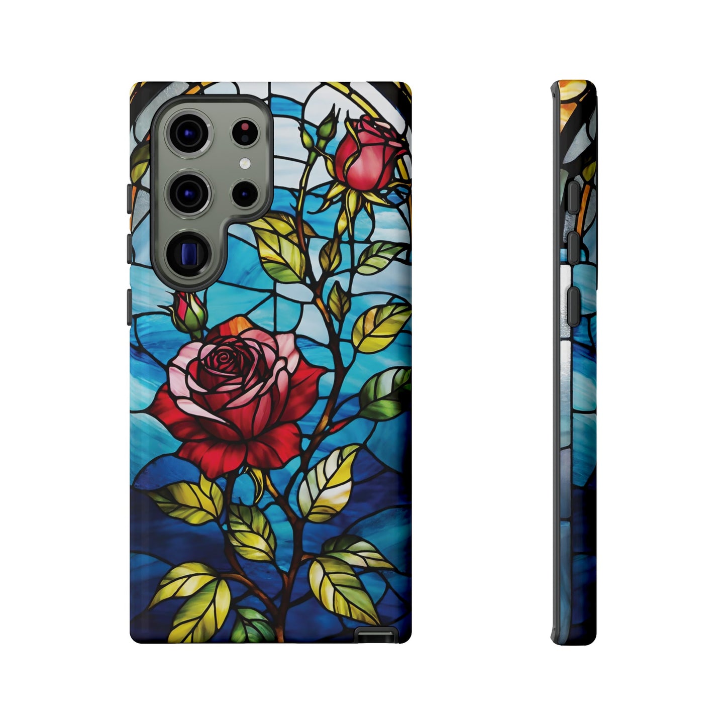 Stained Glass Roses