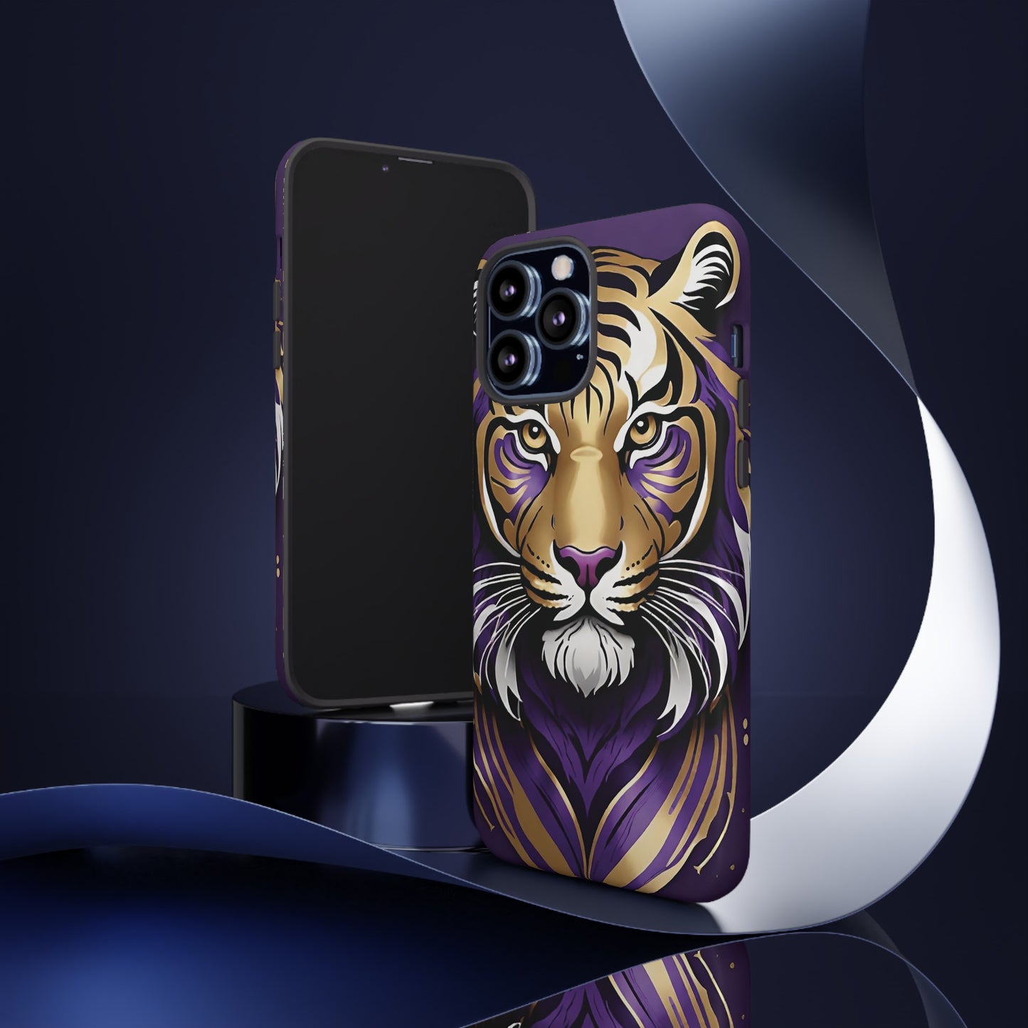 Purple and Gold Tiger