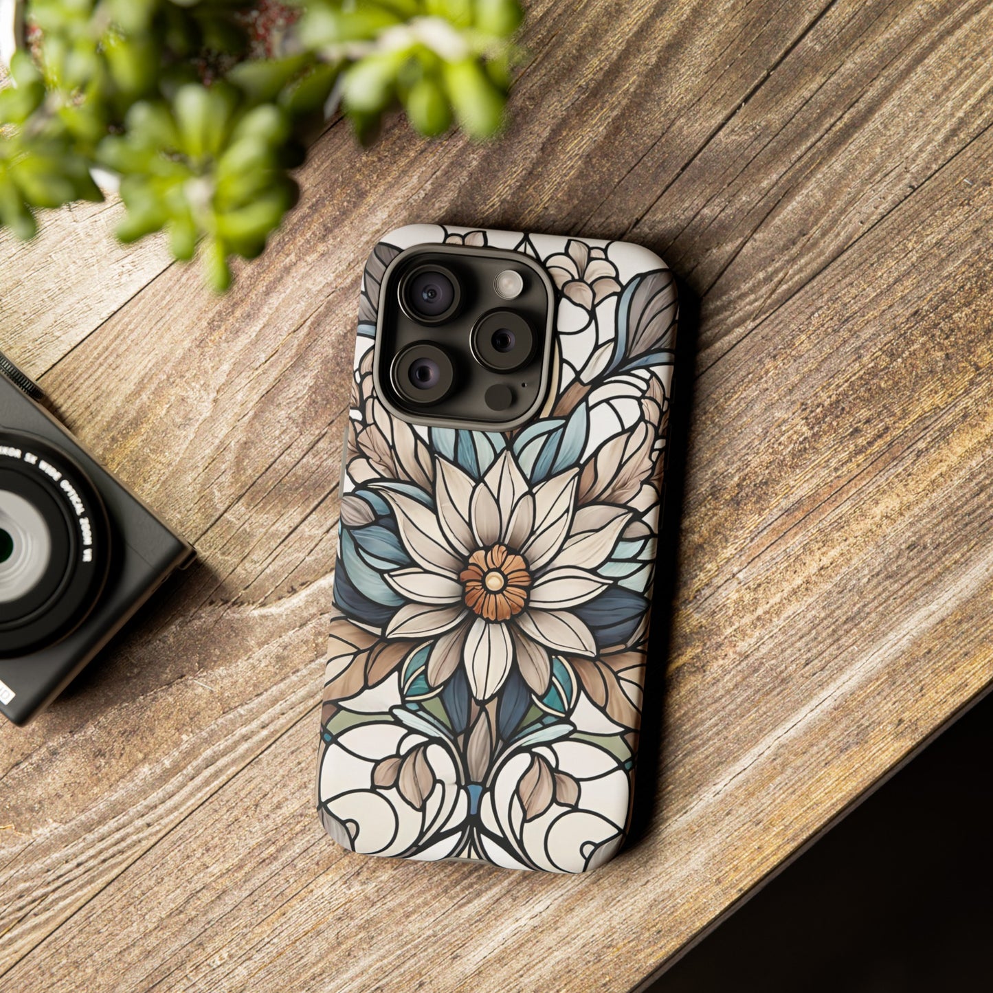 Stained Glass Floral Series 01