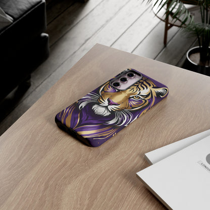 Purple and Gold Tiger