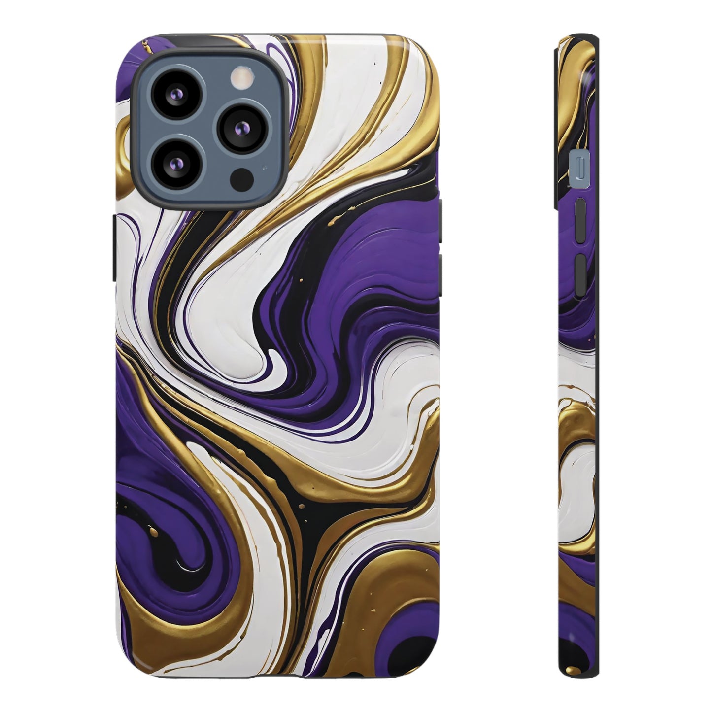 Purple and Gold Swirl 02