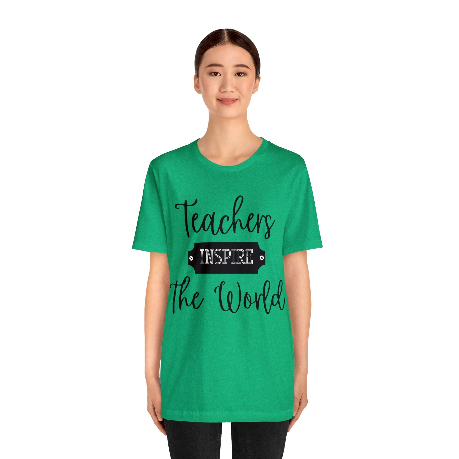 Teachers Inspire the World (Dark Text) - ShadowCrafts Studio