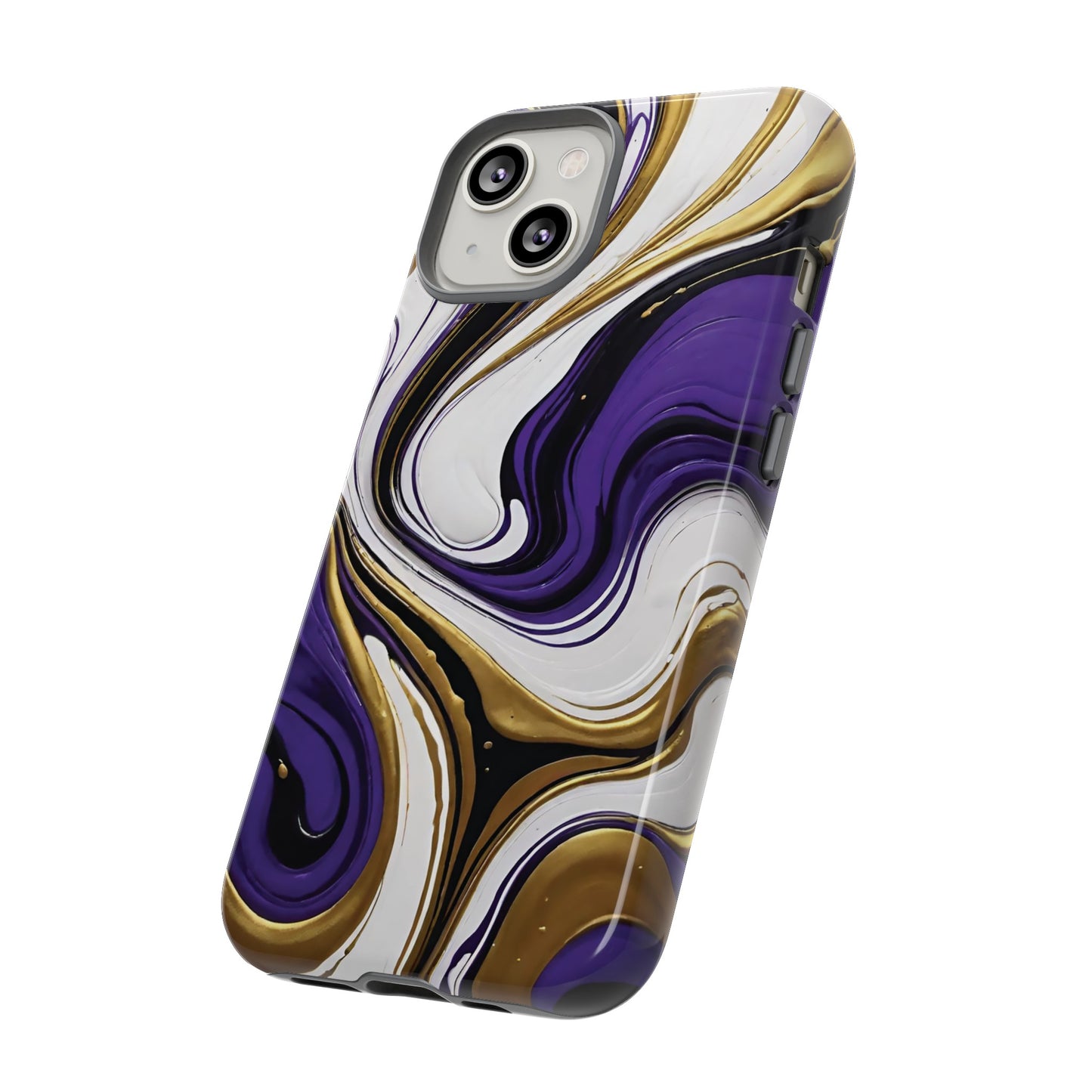 Purple and Gold Swirl 02