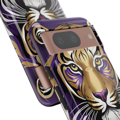 Purple and Gold Tiger