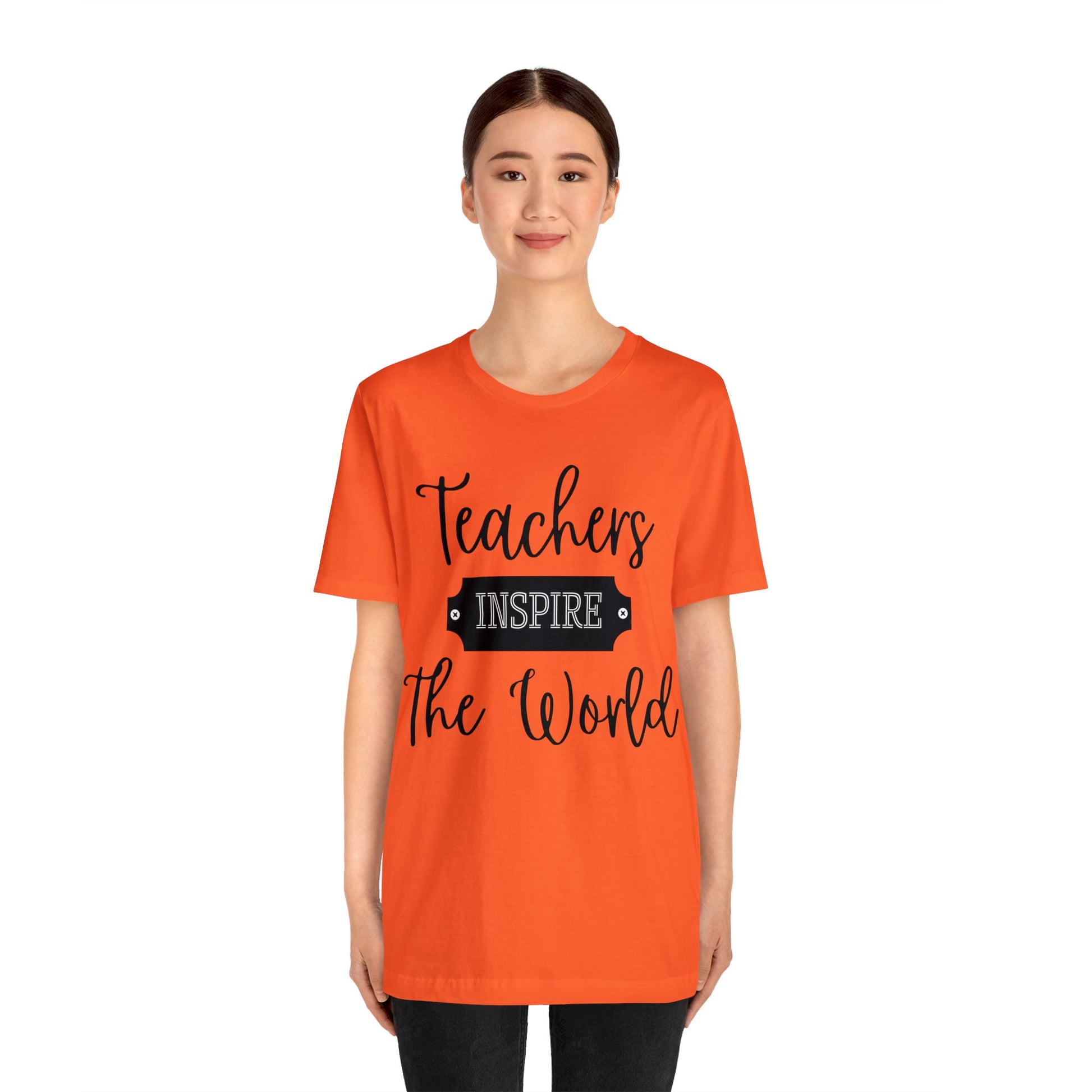 Teachers Inspire the World (Dark Text) - ShadowCrafts Studio