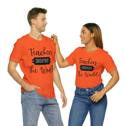 Teachers Inspire the World (Dark Text) - ShadowCrafts Studio