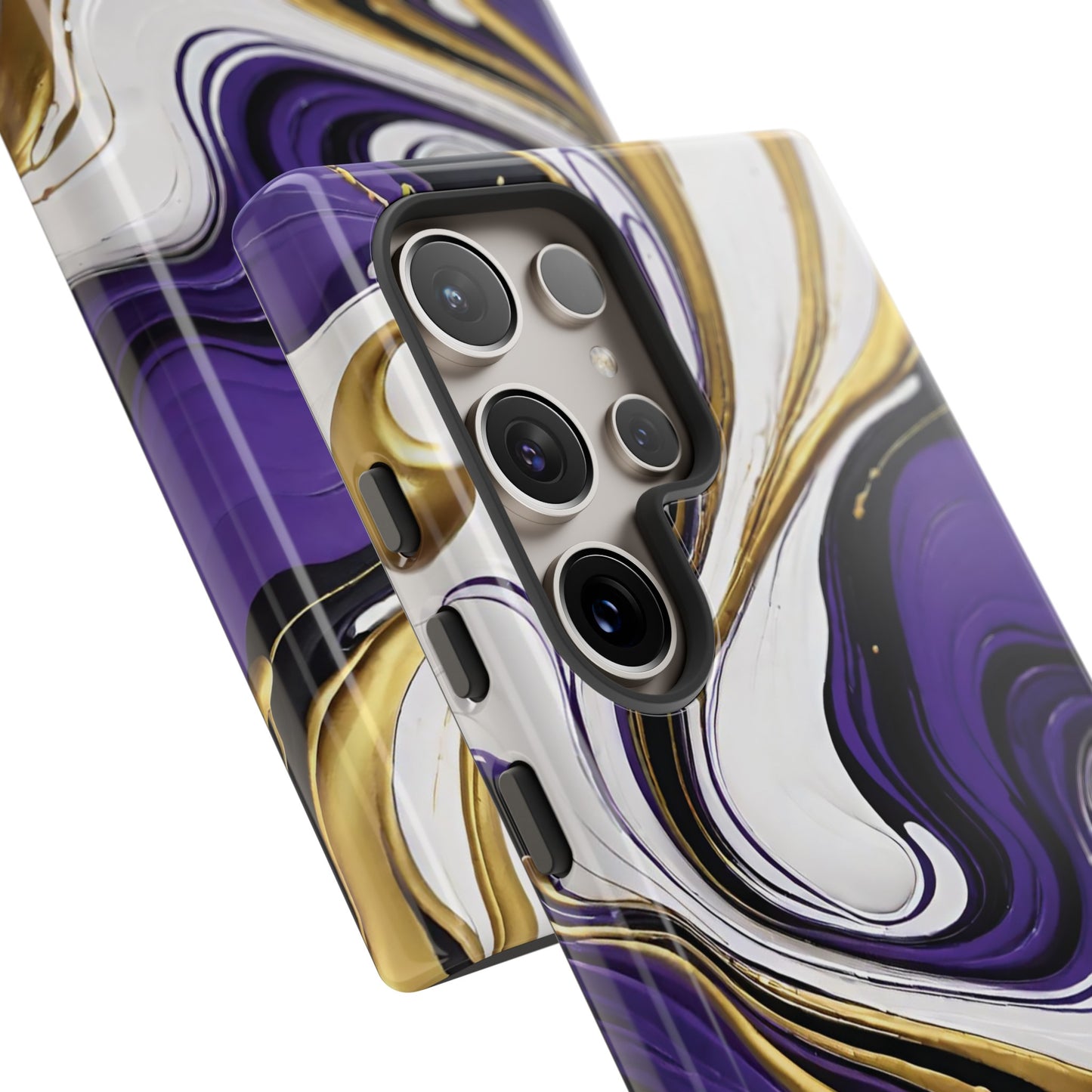 Purple and Gold Swirl 02