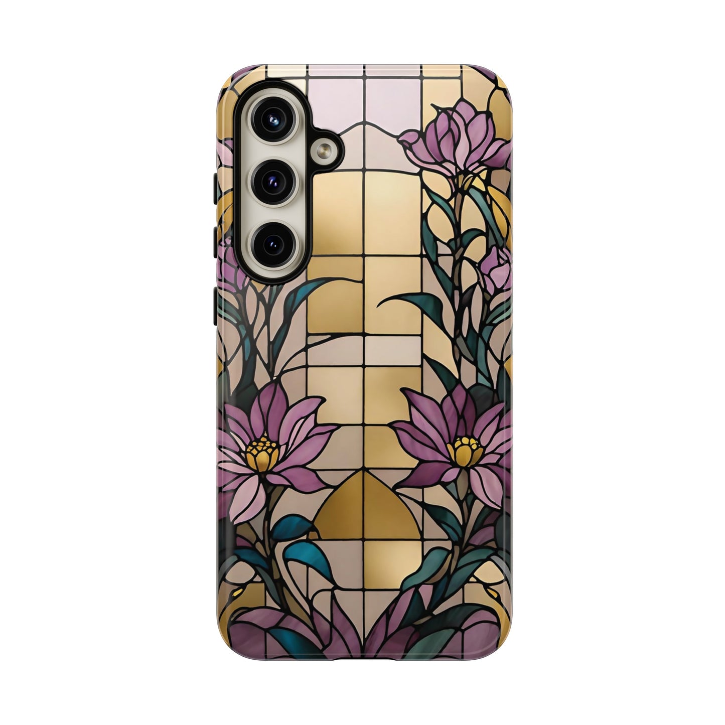 Stained Glass Floral Series 06