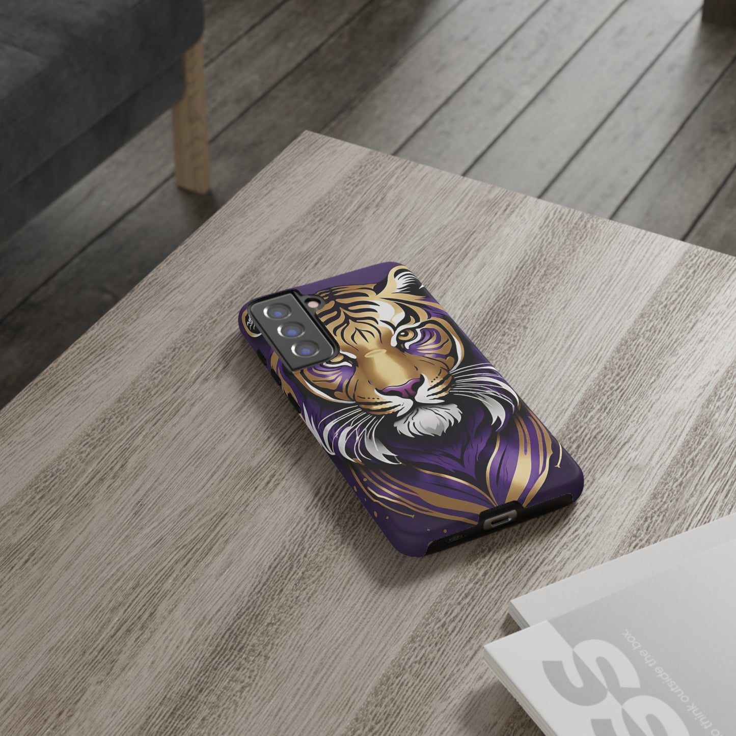 Purple and Gold Tiger