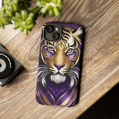 Purple and Gold Tiger