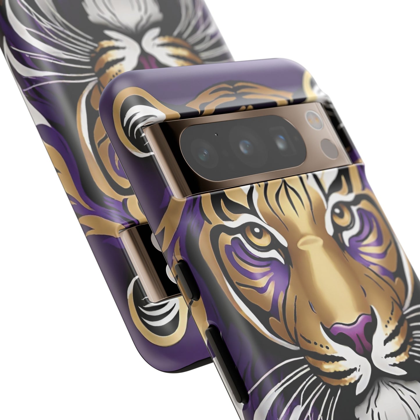 Purple and Gold Tiger