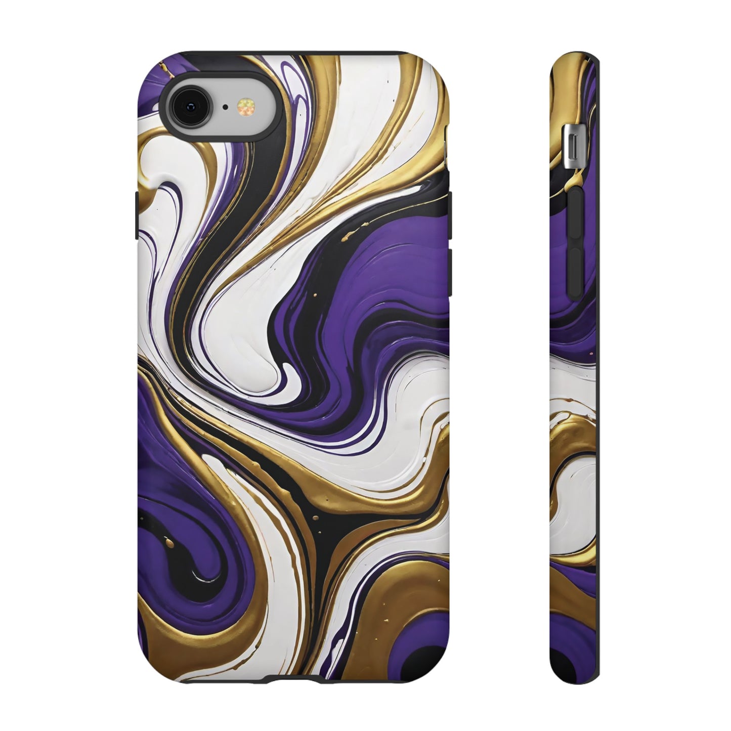 Purple and Gold Swirl 02