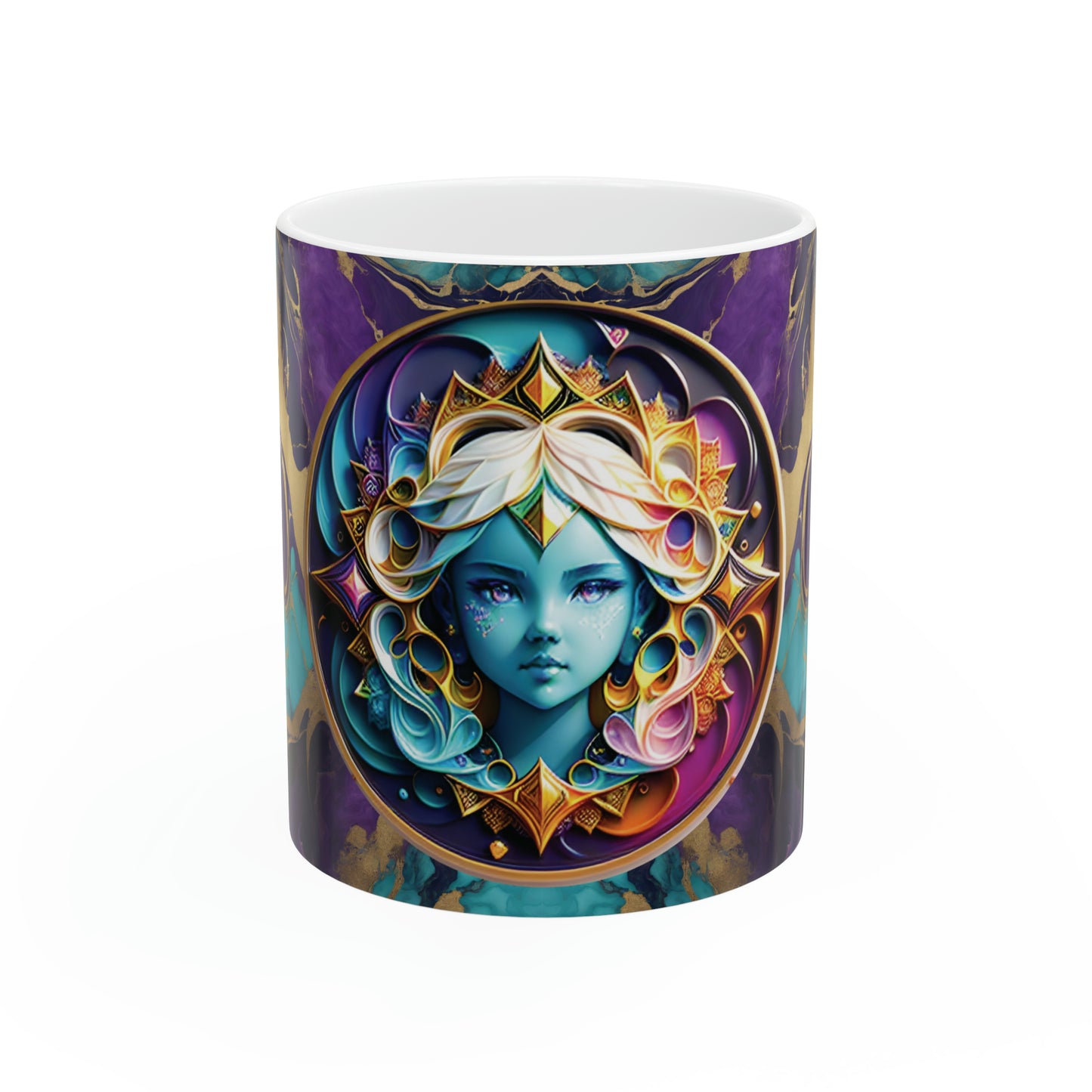 Rainbow Fairy Mug 02, 11oz - ShadowCrafts Studio