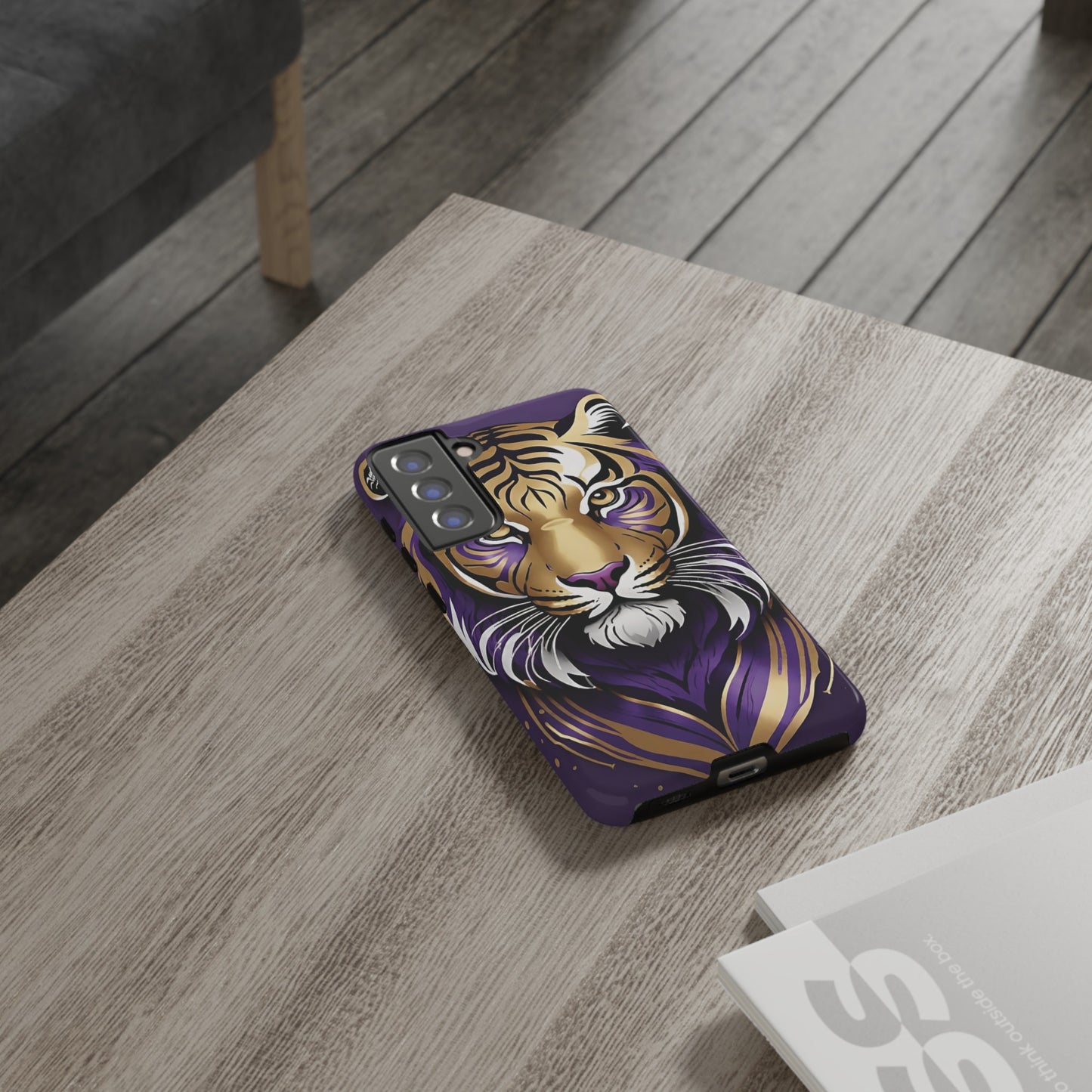 Purple and Gold Tiger