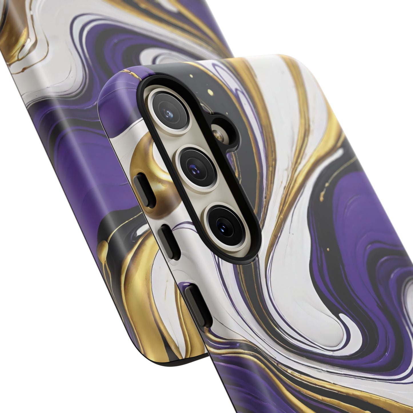 Purple and Gold Swirl 02