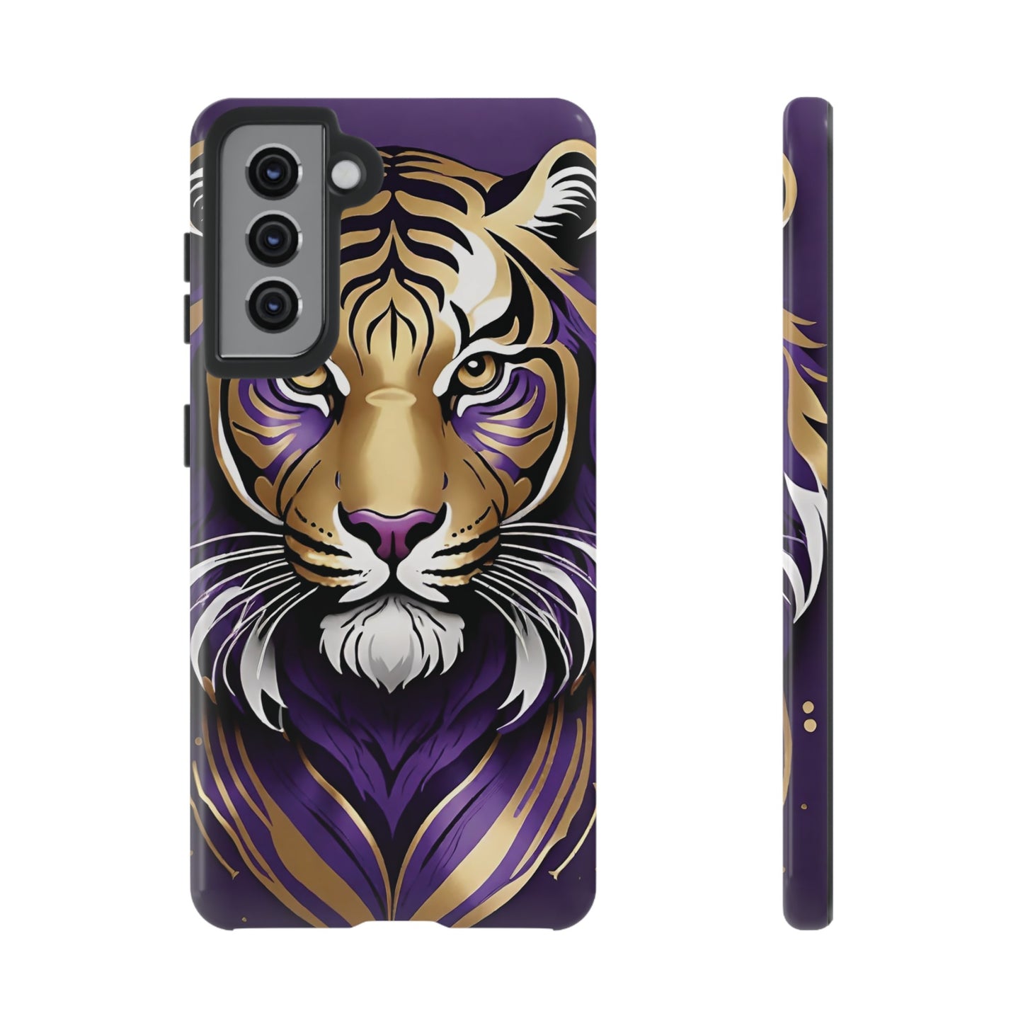 Purple and Gold Tiger