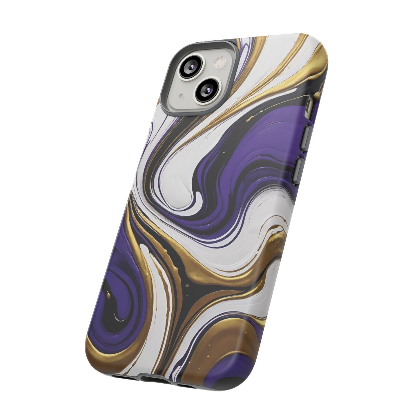 Purple and Gold Swirl 02