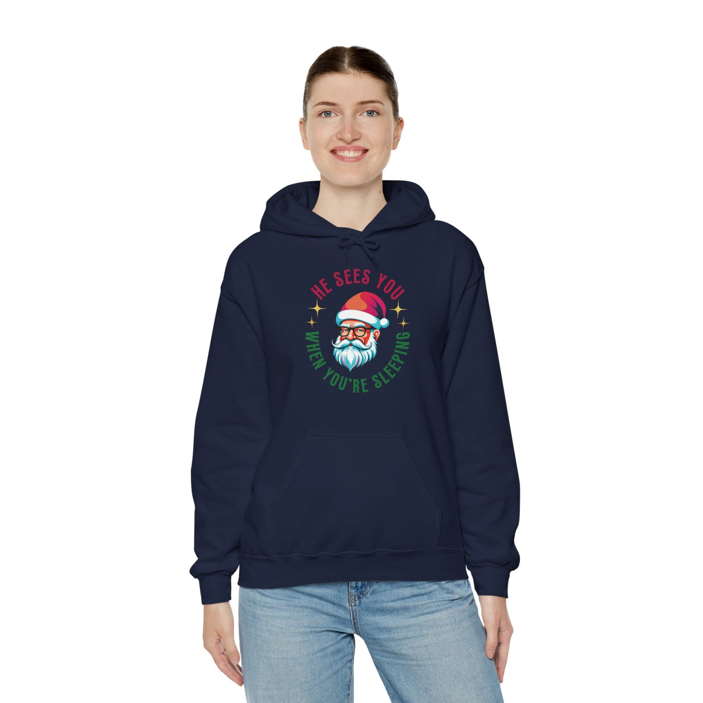 Santa's Always Watching (Unisex Hoodie)