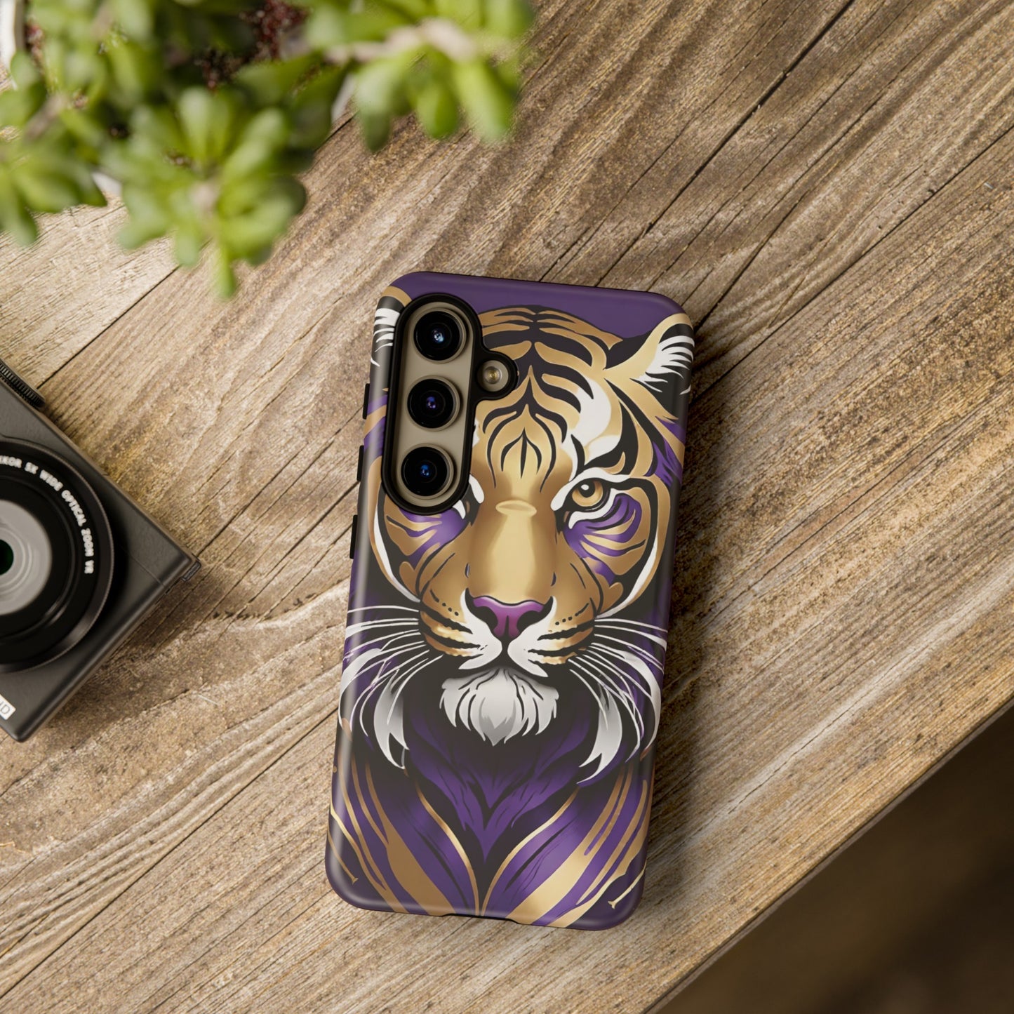 Purple and Gold Tiger