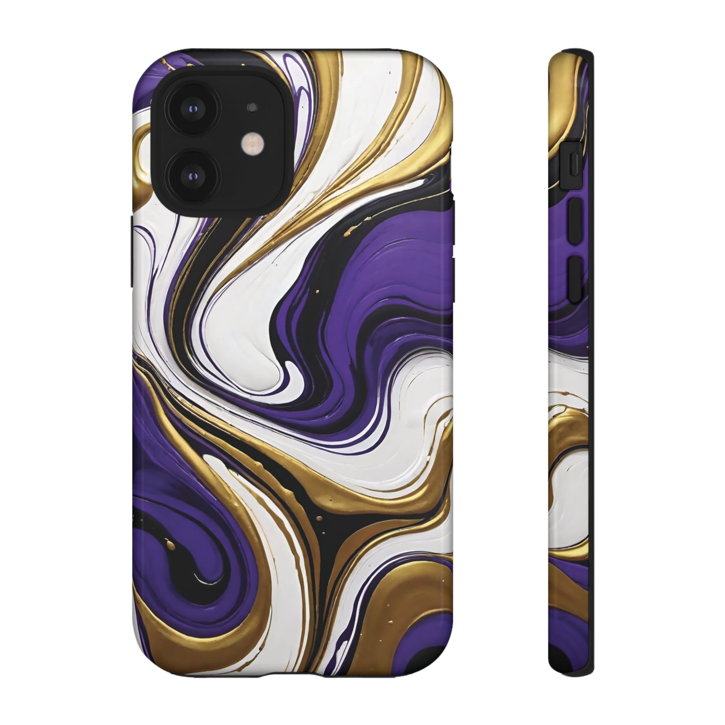 Purple and Gold Swirl 02