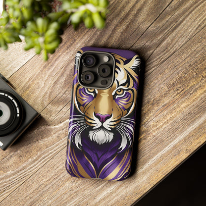 Purple and Gold Tiger